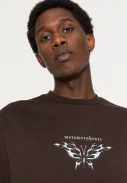 YOURTURN Unisex - T-Shirt Print -Dark Brown -Kleding Verkoop 02e4d60f13f94c1fafeeb82f0a656834
