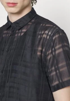 YOURTURN Mesh Shirt - Overhemd - Black -Kleding Verkoop 043b77c5d0d14fa5a654e6f104e1868e