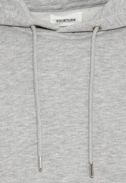 YOURTURN Unisex - Hoodie - Mottled Grey -Kleding Verkoop 046923917e3648a69f77e2fcf81104e1