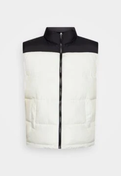 YOURTURN Puffer Vest Unisex - Bodywarmer - Black/White -Kleding Verkoop 05059eb07ae24d6fa3fc95a8e7c767fe