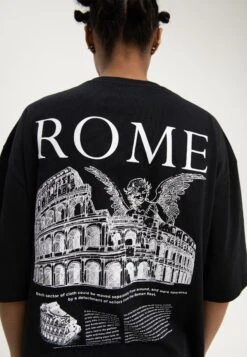 YOURTURN Rome Tee Unisex - T-Shirt Print - Black -Kleding Verkoop 08118908e58b4a0da085e870dddd4421