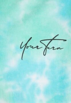 YOURTURN Unisex - T-Shirt Print - Blue/Green -Kleding Verkoop 0866272279b540378a4472d05d57135d