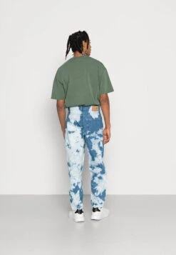 YOURTURN Unisex Moonwash Unisex - Relaxed Fit Jeans - Light Blue Denim 9 YOURTURN Unisex Moonwash Unisex - Relaxed Fit Jeans - Light Blue Denim -Kleding Verkoop 0871026b54c64d1aa898910b162e894c