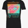 YOURTURN Unisex Observer- T-Shirt Print - Black -Kleding Verkoop 1342160b95eb45c08c4837ca36ae911a