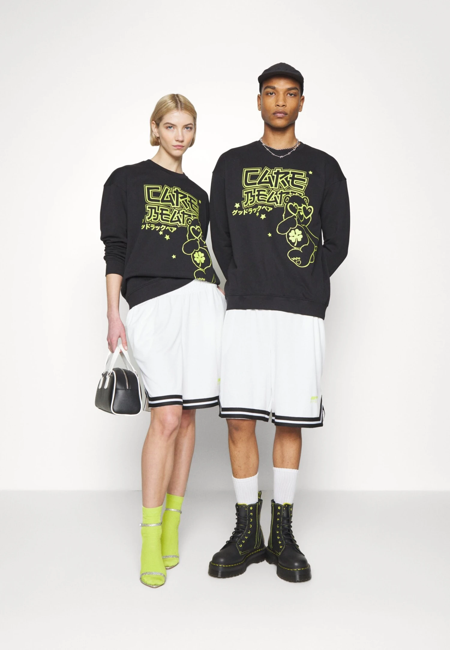 YOURTURN Unisex - Shorts - White 4 YOURTURN Unisex - Shorts - White - Afbeelding 2