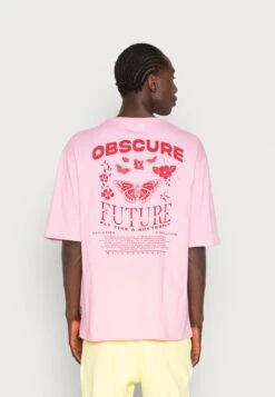 YOURTURN Nostalgia Future Tee Unisex - T-Shirt Print - Pink