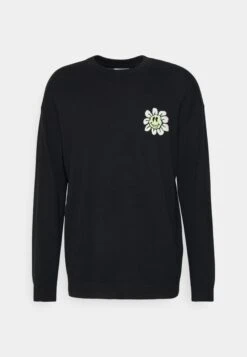 YOURTURN Crewneck With A Flower - Trui - Black -Kleding Verkoop 1a95398e01964ef2994868db2207dc57