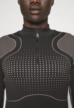 YOURTURN Jaquard Sports Unisex - Longsleeve - Black -Kleding Verkoop 20f1c1c2c1c54ee08c32897a78968a2a