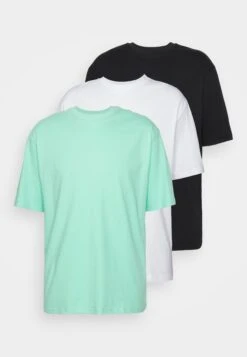 YOURTURN 3Pack Unisex - T-Shirt Basic - White/Mint/Black 16 YOURTURN 3Pack Unisex - T-Shirt Basic - White/Mint/Black -Kleding Verkoop 233351a62236459a996e1a031bd0d8cd