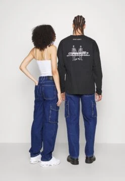 YOURTURN Cargo Denim Wide Leg Unisex - Relaxed Fit Jeans - Rinsed Denim 10 YOURTURN Cargo Denim Wide Leg Unisex - Relaxed Fit Jeans - Rinsed Denim -Kleding Verkoop 25a443cf47cf4ce3b9345c7fd7249a8f