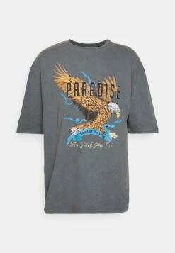 YOURTURN Unisex - T-Shirt Print - Mottled Black -Kleding Verkoop 28d215fc6f2b4e13857e1ab0f19ccd6a