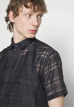 YOURTURN Mesh Shirt - Overhemd - Black -Kleding Verkoop 3eb59c6420064024a38dee89e33e9c11