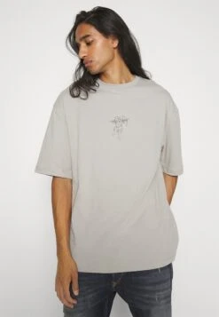 YOURTURN Unisex - T-Shirt Print - Dark Grey -Kleding Verkoop 40be2fa0fa494771ade580b977894c8b