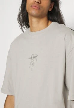 YOURTURN Unisex - T-Shirt Print - Dark Grey -Kleding Verkoop 42240957253649e69b9139233ad92560