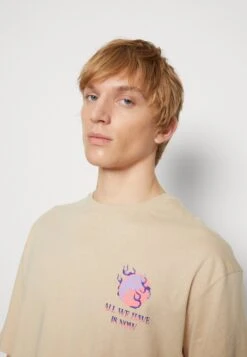 YOURTURN Graphic Tee Unisex - T-Shirt Print - Beige -Kleding Verkoop 45cdd2ca318c4cceb4d65a0fe8415fd4