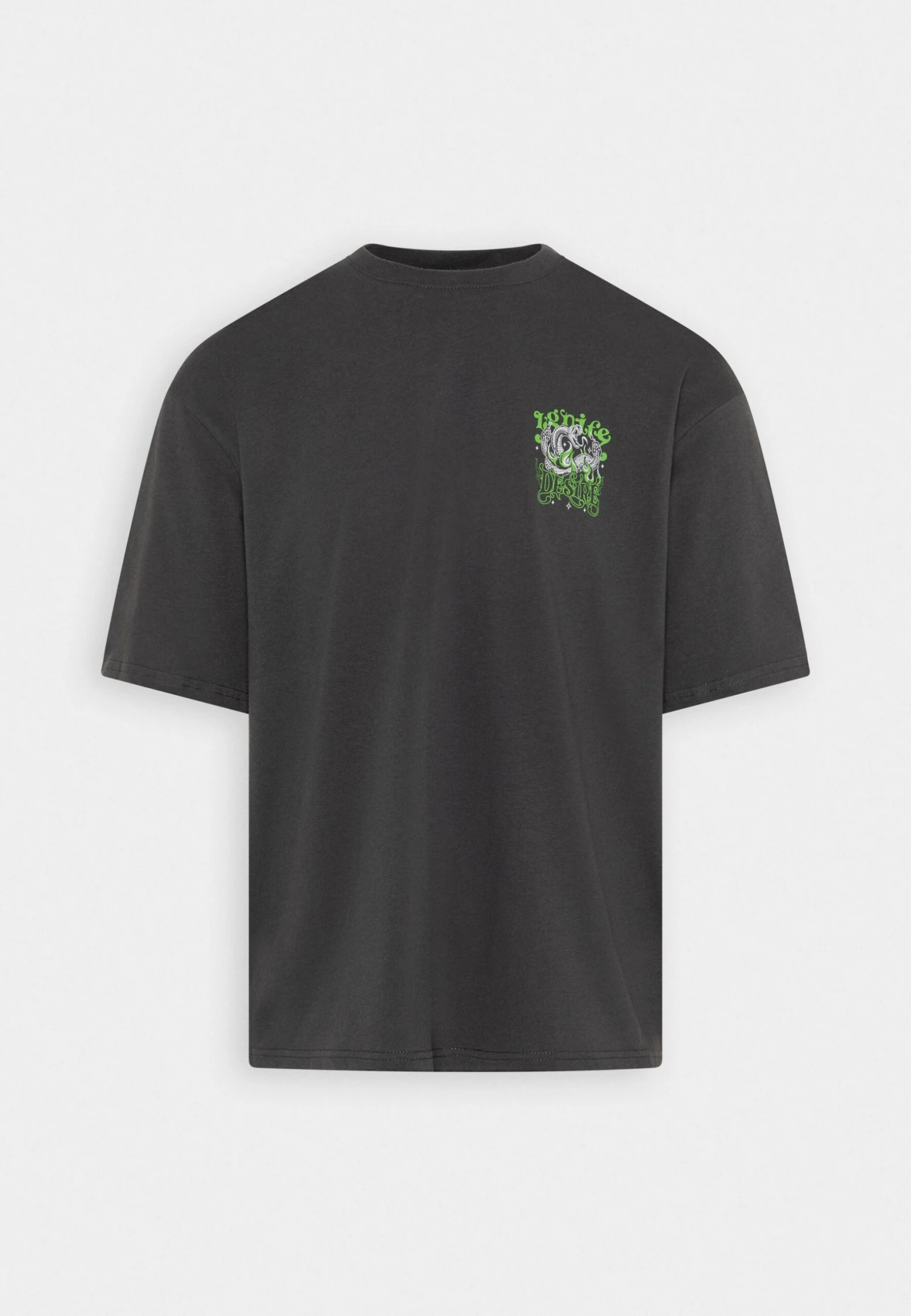 YOURTURN Snake Desire Tee Unisex - T-Shirt Print - Dark Grey 8 YOURTURN Snake Desire Tee Unisex - T-Shirt Print - Dark Grey - Afbeelding 6