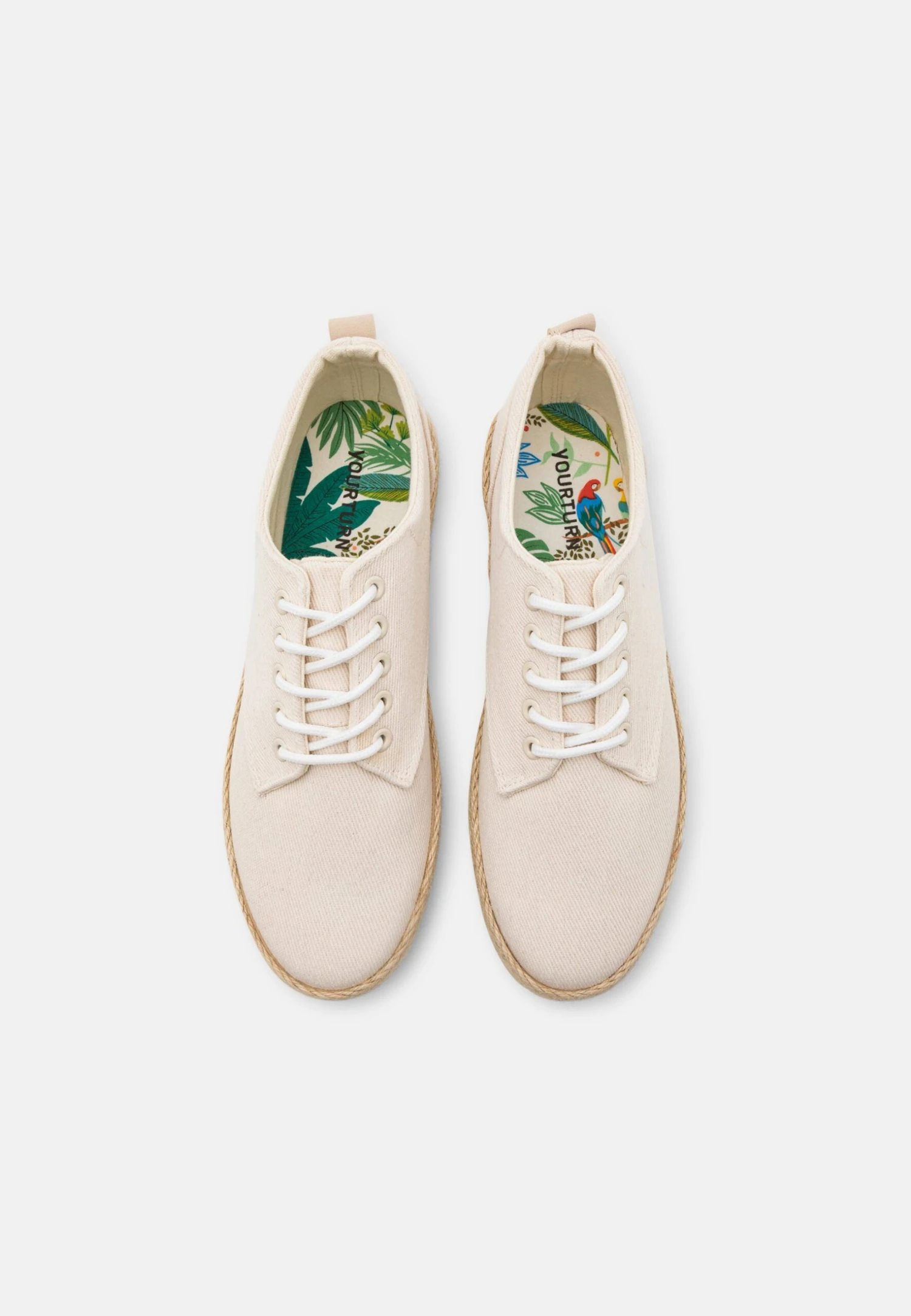 YOURTURN Unisex - Sportieve Veterschoenen - Beige 6 YOURTURN Unisex - Sportieve Veterschoenen - Beige - Afbeelding 4
