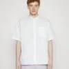 YOURTURN Plain Boxi Fit Unisex - Overhemd -White -Kleding Verkoop 4bdbcec6354f4e09ba1389991d2aabb6