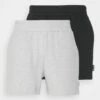 YOURTURN 2 Pack Unisex - Shorts - Black/Grey -Kleding Verkoop 4e7774589f094580b98aa86de5b49e5e