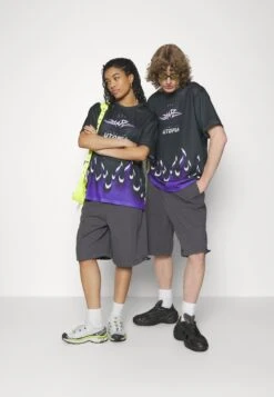 YOURTURN Genderless Parachute - Shorts - Dark Grey -Kleding Verkoop 4f8ecff8d0fa490abb5d7c3c71560747