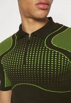 YOURTURN Unisex - Poloshirt - Black/Green -Kleding Verkoop 55d461bd263e4076ade0a1ccce803e32