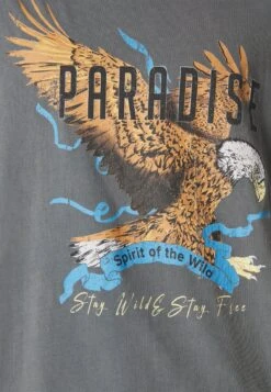 YOURTURN Unisex - T-Shirt Print - Mottled Black -Kleding Verkoop 573becdabc2c4eb99d660cf9b88838b9