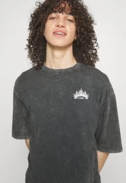 YOURTURN Skull Graphic Tee Unisex - T-Shirt Print - Mottled Black -Kleding Verkoop 5af2e41f27104c59808e8bcc301bfbf3