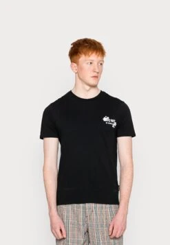 YOURTURN Dragon Tiger Tee - T-Shirt Print - Black -Kleding Verkoop 5cb64417968d4474948dbf9831a5e554