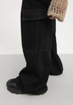 YOURTURN Unisex - Relaxed Fit Jeans - Black Denim -Kleding Verkoop 66f5387c2aaf4b5e96961ec137ee6af6