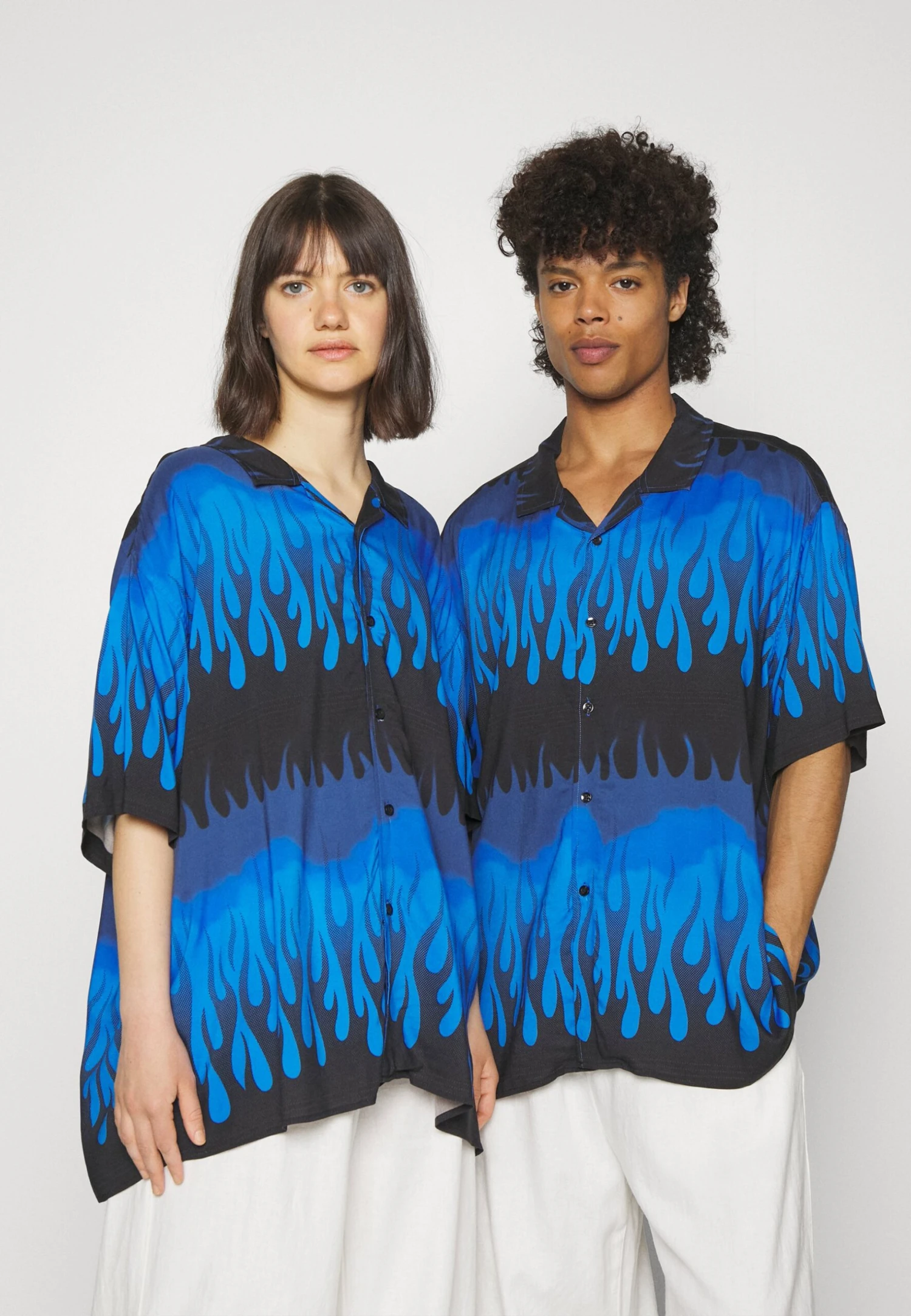 YOURTURN Unisex - Overhemdblouse - Blue 3 YOURTURN Unisex - Overhemdblouse - Blue