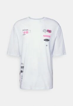 YOURTURN Unisex - T-Shirt Print - White -Kleding Verkoop 82812cb2a5de45e6bf08200b8b57a0f8