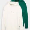 YOURTURN 2 Pack Unisex - Hoodie - Off-White/Green -Kleding Verkoop 88c4925cfb884ab0a7f41afb477aea1a
