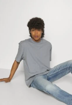 YOURTURN Unisex - T-Shirt Basic - Grey -Kleding Verkoop 8a0d4c38249e40c99e861ea51d5cd582