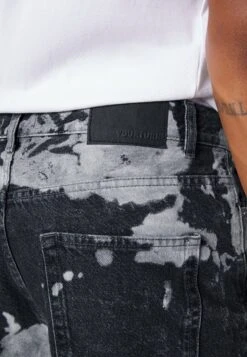 YOURTURN Unisex Moonwash Unisex - Relaxed Fit Jeans - Black 11 YOURTURN Unisex Moonwash Unisex - Relaxed Fit Jeans - Black -Kleding Verkoop 925b94312119488db48a97695399738c