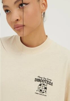 YOURTURN Unisex - T-Shirt Print - Mottled Light Brown -Kleding Verkoop 941aa9d5ee30436d949c8e1dc9b62969