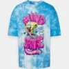 YOURTURN Spongebob Tie Dye Graphic Tee - T-Shirt Print - Blue -Kleding Verkoop 97e6520313c4470bb1df18f9d0f20a19