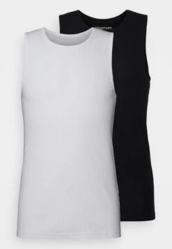 YOURTURN Slim Fit Ribbed Tank Unisex 2 Pack- Top - White/Black 14 YOURTURN Slim Fit Ribbed Tank Unisex 2 Pack- Top - White/Black -Kleding Verkoop 9bef1e2c291b408494d2cd2eeb9b8cc1