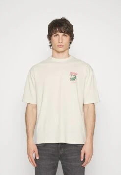 YOURTURN Crocodile Florida Graphic Tee Unisex- T-Shirt Print - Beige -Kleding Verkoop 9ec5e68fe32d49e684b20f4423bf8c94