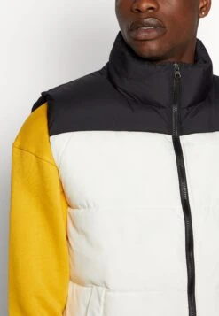 YOURTURN Puffer Vest Unisex - Bodywarmer - Black/White -Kleding Verkoop aaaba2cee9a34ba4a8adb37d05c7cff6