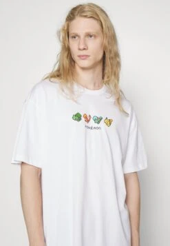 YOURTURN Pokemon Pikachu Unisex - T-Shirt Print - White -Kleding Verkoop ab2929ad05b04b95995c6f3e148d443d