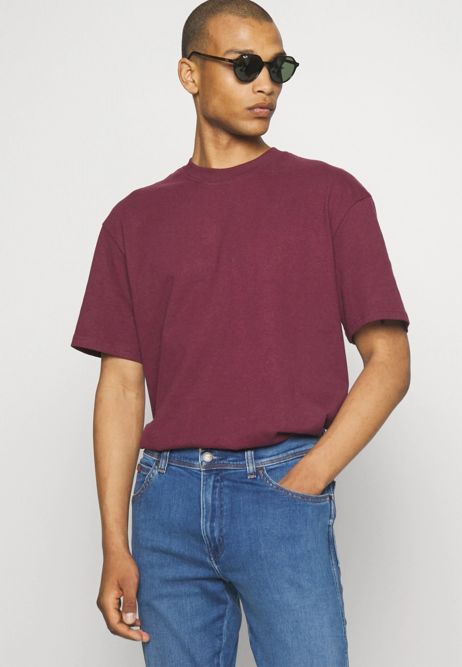 YOURTURN Unisex - T-Shirt Basic -Red 6 YOURTURN Unisex - T-Shirt Basic -Red - Afbeelding 4