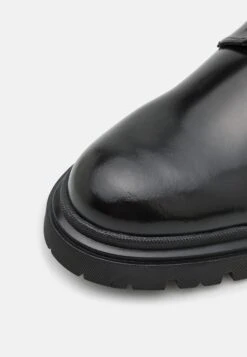 YOURTURN Leather Unisex - Sportieve Veterschoenen - Black -Kleding Verkoop b5ccc4155fda4429aad0df5e4fcdb0da