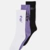 YOURTURN 3 Pack - Sokken - Black/Purple /Off-White -Kleding Verkoop b83332a3c39743f8916532c4ff098816