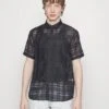 YOURTURN Mesh Shirt - Overhemd - Black -Kleding Verkoop b8c4f07e88aa4e38a0de38f2a3e5df87