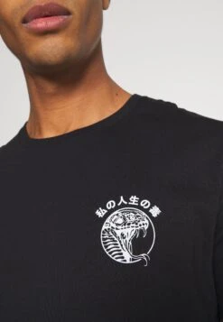 YOURTURN Unisex - T-Shirt Print - Black 15 YOURTURN Unisex - T-Shirt Print - Black -Kleding Verkoop bdfe36f1ad114d9484efcb6277524d3c