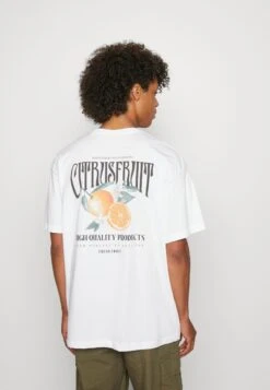 YOURTURN Orange Fruit Graphic Tee- T-Shirt Print - White -Kleding Verkoop c0c64de1e78b488f9f5c9e4f8f6a5666