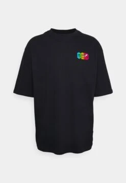 YOURTURN Graphic Tee With Foil Ticket Unisex - T-Shirt Print - Black