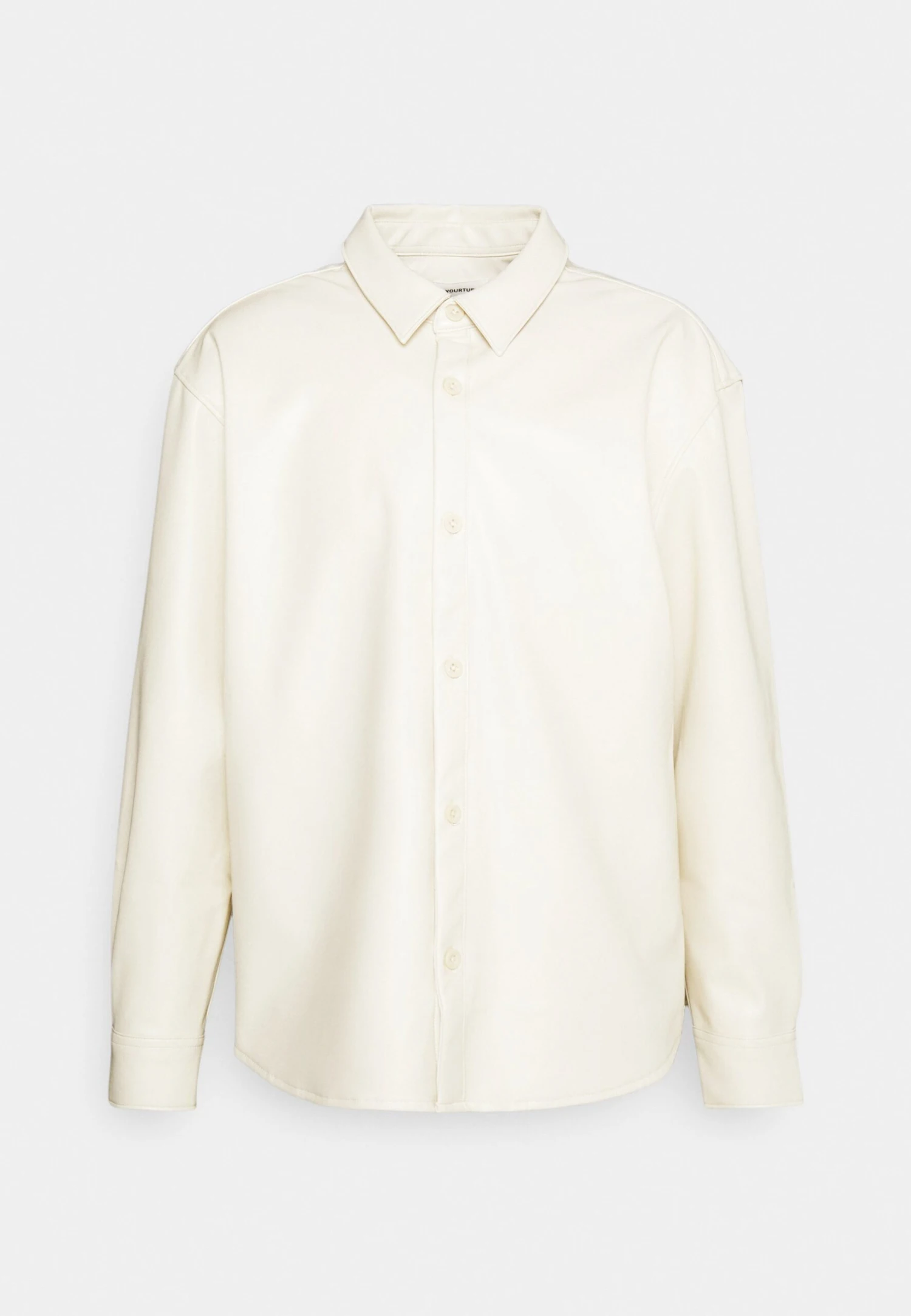 YOURTURN Unisex - Imitatieleren Jas - Beige 6 YOURTURN Unisex - Imitatieleren Jas - Beige - Afbeelding 4