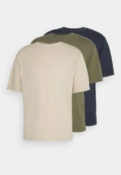 YOURTURN 3Pack Unisex - T-Shirt Basic - Olive, Beige, Dark Blue 16 YOURTURN 3Pack Unisex - T-Shirt Basic - Olive, Beige, Dark Blue -Kleding Verkoop c9781a2078894637b28a4d312cb66c40