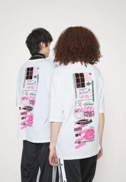 YOURTURN Unisex - T-Shirt Print - White -Kleding Verkoop ce098cd17eb24486ab802ba3bbcad844